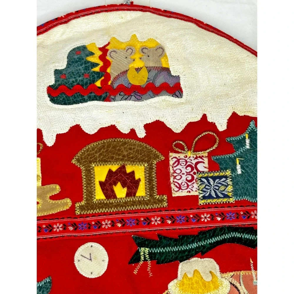 VTG Svetyolka Kitchen Appliance Cover Made in Russia Christmas Holiday Quilted